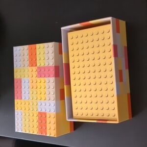 Lego-themed stationery paper note cards new with box